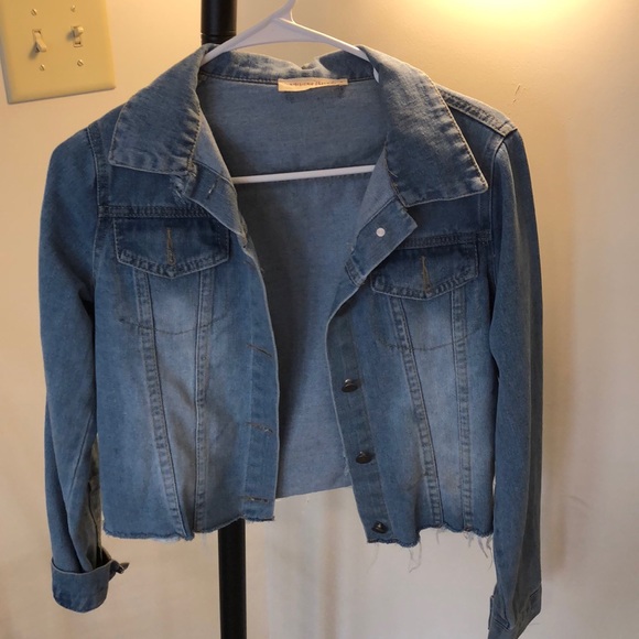American Threads Jackets & Blazers - Distressed jean jacket